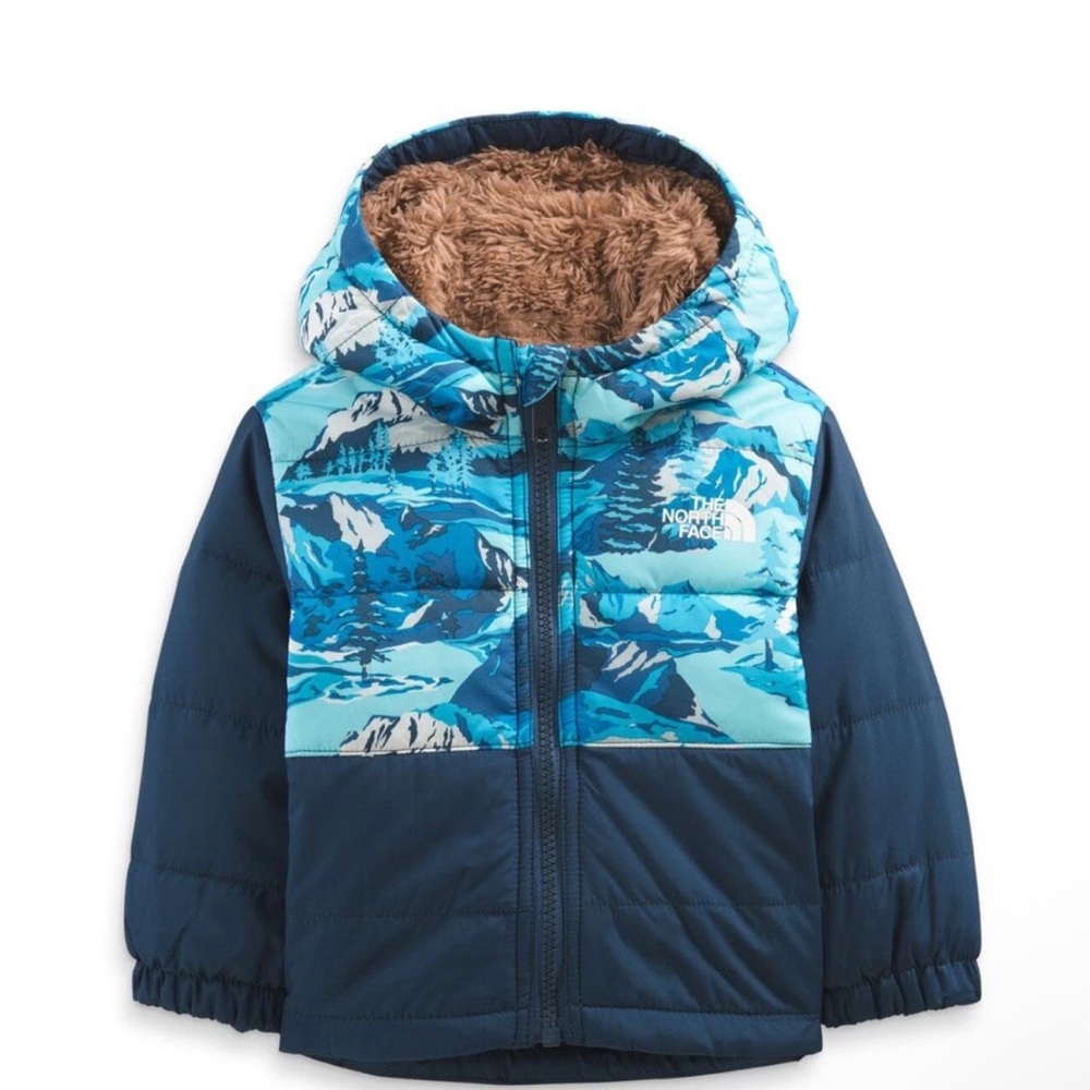 The North Face Reversible Mount Chimbo Fleece Jacket Baby 6-12 months NEW